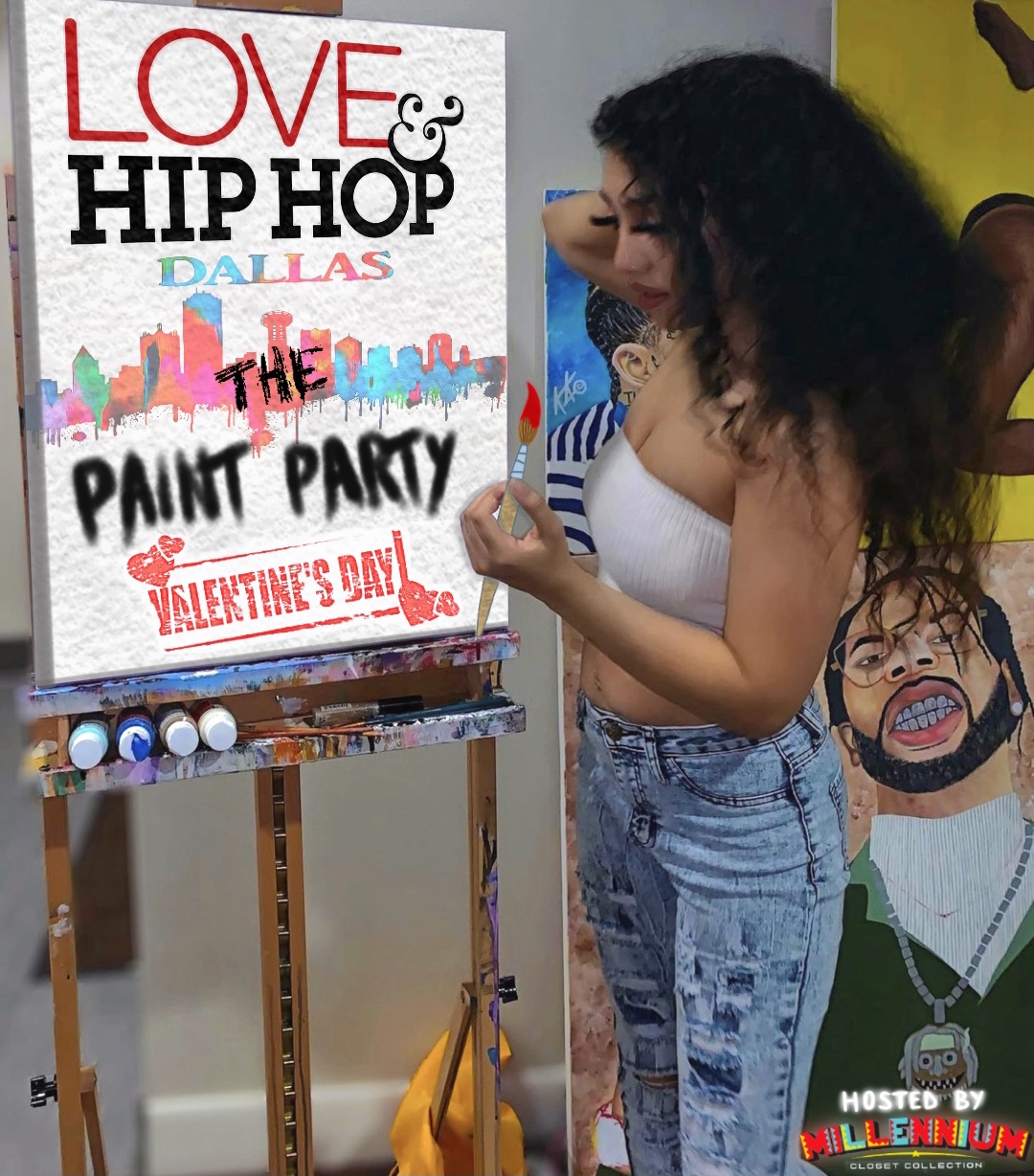 Love and HipHop Dallas -- Paint Party / Art Show